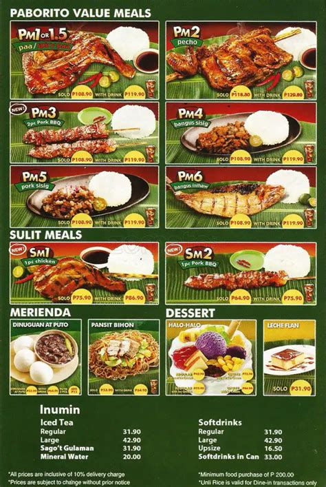 Mang Inasal Menu With Prices [Updated June 2024] .